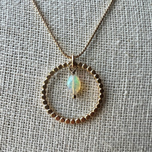 Load image into Gallery viewer, October Birthstone Opal Necklace
