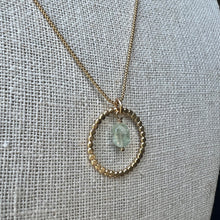 Load image into Gallery viewer, May Birthstone Pale Emerald Necklace
