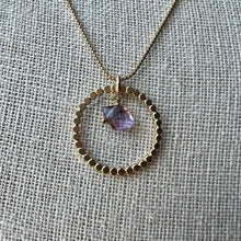 Load image into Gallery viewer, February Birthstone Amethyst Necklace
