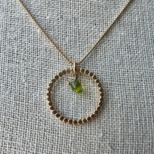 Load image into Gallery viewer, August Birthstone Peridot Necklace
