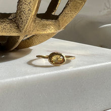 Load image into Gallery viewer, Yellow Oval Sapphire Ring
