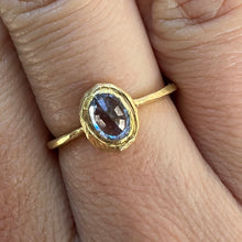 Load image into Gallery viewer, Oval Blue Sapphire Ring
