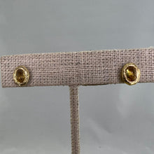 Load image into Gallery viewer, Yellow Sapphire Studs
