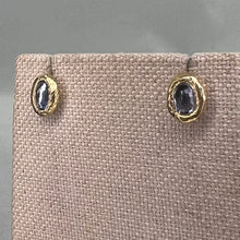 Load image into Gallery viewer, Blue Sapphire Studs
