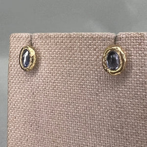 Blue Sapphire Studs