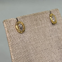Load image into Gallery viewer, Diamond and Gold Stud Earrings
