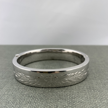 Load image into Gallery viewer, Engraved Silver Cuff
